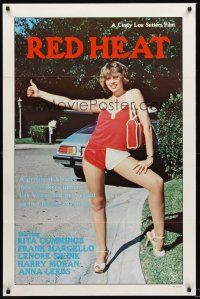 2z631 RED HEAT 1sh '81 sexy hitchhiker Rita Cummings gets caught up in a bizarre mystery!