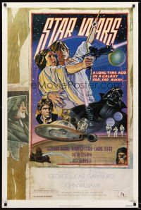 2z735 STAR WARS NSS style D 1sh 1978 cool circus poster art by Drew Struzan & Charles White!