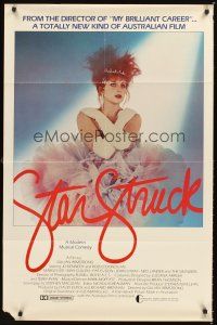 2z741 STARSTRUCK 1sh '82 directed by Gilliam Armstrong, cool image of Jo Kennedy!