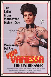 2z827 VIVA VANESSA 1sh '84 sexy Vanessa Del Rio is the Latin from Manhattan, x-rated!