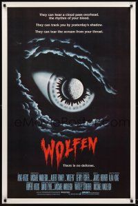 2z853 WOLFEN int'l 1sh '81 really cool horror art of moon & clouds as eye, There is no defense!