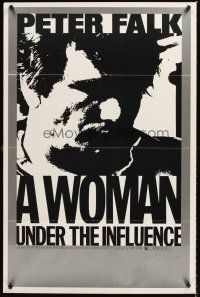2z855 WOMAN UNDER THE INFLUENCE 1sh '74 John Cassavetes, Peter Falk, Gena Rowlands, cool design!