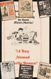 3a021 LOT OF 7 HERALDS '67 - '77 Boy Named Charlie Brown, Myra Breckinridge, Brotherhood & more!