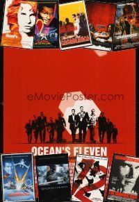 3a062 LOT OF 25 UNFOLDED ONE-SHEETS '80s-00s Ocean's Eleven, Doors, Blow & many more!