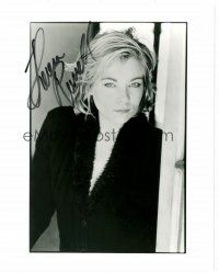 3a346 THERESA RUSSELL signed 8x10 REPRO still '90s waist-high portrait of the pretty actress!