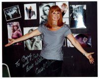3a310 CAROL CLEVELAND signed color 8x10 REPRO still '90s the British Monty Python actress!