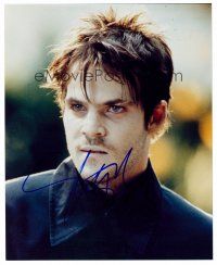 3a344 STEPHEN DORFF signed color 8x10 REPRO still '01 close up as a pale vampire from Blade!