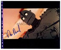 3a353 VIN DIESEL signed color 8x10 REPRO still '00s he did the voice of the Iron Giant!