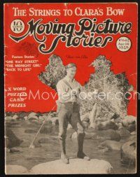 3a114 MOVING PICTURE STORIES magazine April 14, 1925 the story behind the strings to Clara's Bow!
