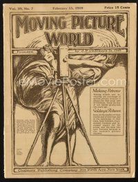 3a095 MOVING PICTURE WORLD exhibitor magazine February 15, 1919 Theda Bara in Salome, Nazimova!
