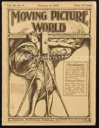 3a094 MOVING PICTURE WORLD exhibitor magazine February 8, 1919 Cecil B. DeMille, D.W. Griffith