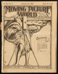 3a087 MOVING PICTURE WORLD exhibitor magazine October 27, 1917 Chaplin, Fairbanks, World Series!