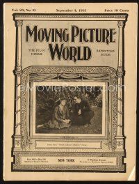 3a078 MOVING PICTURE WORLD exhibitor magazine September 4, 1915 Barrymore, Chaplin, The Wolf-Man!