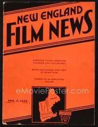 3a103 NEW ENGLAND FILM NEWS exhibitor magazine January 7, 1932 great Dr. Jekyll & Mr. Hyde ad!
