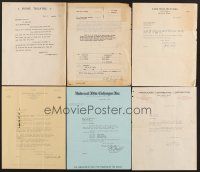 3a023 LOT OF 26 MOVIE THEATER OWNER CORRESPONDENCE LETTERS '20s-30s some from major studios!
