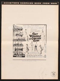 3a261 GET YOURSELF A COLLEGE GIRL pb '64 hip-est happiest rock & roll show, Dave Clark 5 & more!