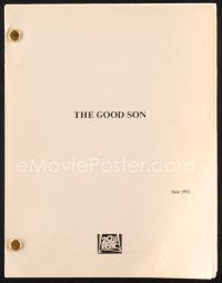 3a164 GOOD SON revised draft script June 17, 1992, screenplay by Ian McEwan!