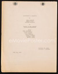 3a192 SWORD IN THE DESERT continuity & dialogue script July 28, 1949, screenplay by Robert Buckner!