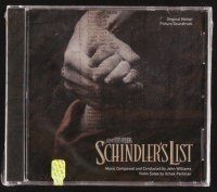 3a394 SCHINDLER'S LIST soundtrack CD '93 original score by John Williams & Itzhak Perlman!