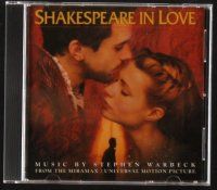 3a397 SHAKESPEARE IN LOVE soundtrack CD '98 original motion picture score by Stephen Warbeck!