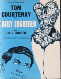 3a414 BILLY LIAR Danish program '64 John Schlesinger, early sexy Julie Christie, different images!