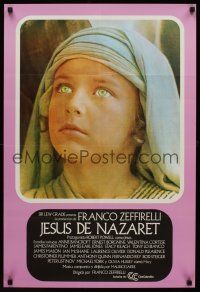 3b067 JESUS OF NAZARETH Colombian poster '77 Franco Zeffirelli directed, Robert Powell, Bancroft!