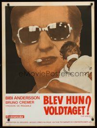 3b601 LE VIOL Danish '67 sexy Bibi Andersson tied & gagged, smoking Bruno Cremer!