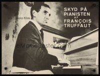 3b637 SHOOT THE PIANO PLAYER Danish '61 Francois Truffaut's Tirez sur le pianiste, cool image!