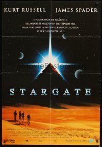 3b082 STARGATE Dutch '94 Kurt Russell, James Spader, a million light years from home!