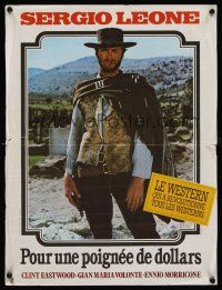 3b762 FISTFUL OF DOLLARS French 15x21 R70s Sergio Leone's Per un Pugno di Dollari, Clint Eastwood!