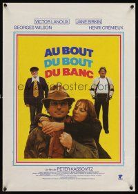 3b789 MAKE ROOM FOR TOMORROW style B French 15x21 '79 Peter Kassovitz's Au Bout Du Bout Du Banc!