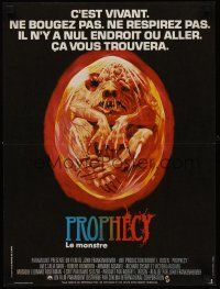 3b803 PROPHECY French 15x21 '79 John Frankenheimer, art of monster in embryo by Paul Lehr!