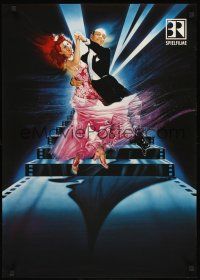 3b341 FRED ASTAIRE/GINGER ROGERS TV German '92 Renato Casaro art of most classic dancers!