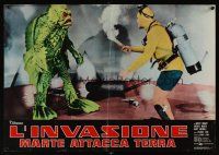 3b014 DESTINATION INNER SPACE Italian photobusta '74 terror from the depths of the sea, monster!