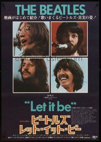3b253 LET IT BE Japanese '70 The Beatles, John Lennon, Paul McCartney, Ringo Starr, George Harrison
