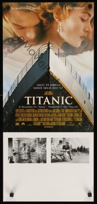 3b184 TITANIC Swedish stolpe '97 Leonardo DiCaprio, Kate Winslet, directed by James Cameron!