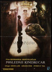 3b309 LAST EMPEROR Yugoslavian '87 Bernardo Bertolucci epic, great art of young emperor!