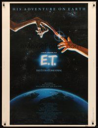 3c609 E.T. THE EXTRA TERRESTRIAL 30x40 '82 Steven Spielberg classic, John Alvin art!