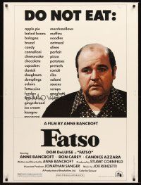 3c614 FATSO 30x40 '80 Dom DeLuise goes on a diet, hilarious best image, directed by Anne Bancroft!
