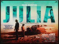 3c073 JULIA DS British quad '08 Saul Rubinek, Tilda Swinton in title role!