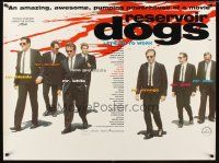 3c111 RESERVOIR DOGS DS British quad '92 Quentin Tarantino, Harvey Keitel, Steve Buscemi, Chris Penn