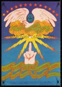 3c290 ELECTRIC FLAG MAD RIVER THE FUGS concert poster '68 13th Floor Elevator, Victor Moscoso art!