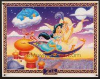 3c487 ALADDIN special 20x25 '93 classic Disney Arabian cartoon, Prince Ali & Jasmine!