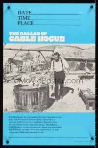 3c549 BALLAD OF CABLE HOGUE special college 14x21 '70 Robards & sexy Stella Stevens in wash tub!