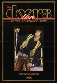 3c523 DOORS LIVE AT THE HOLLYWOOD BOWL video special 24x36 '87 music concert documentary!