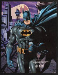 3c333 BATMAN special 19x25 '00 Batman says drink your milk, be a Dark Knight, Got Milk?