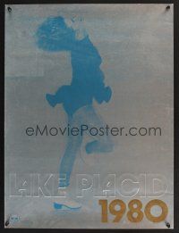 3c337 LAKE PLACID 1980 special 20x26 '78 cool Jennings photo of Olympic ice-skater!