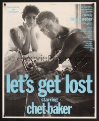 3c453 LET'S GET LOST special 17x22 '88 Bruce Weber, great image of Chet Baker w/girl & trumpet!