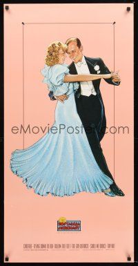 3c340 NOSTALGIA MERCHANT video special 20x40 '85 art of Ginger Rogers & Fred Astaire!
