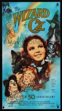 3c488 WIZARD OF OZ video special 20x36 R89 Victor Fleming, Judy Garland all-time classic!